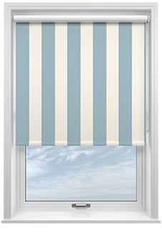 Laura Ashley Lille Stripe, Seapsray - Twist&Fit Roller Blind